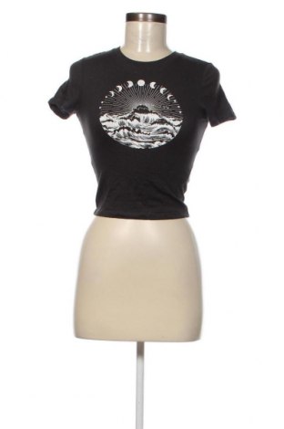 Γυναικείο t-shirt H&M Divided, Μέγεθος XS, Χρώμα Γκρί, Τιμή 6,83 €