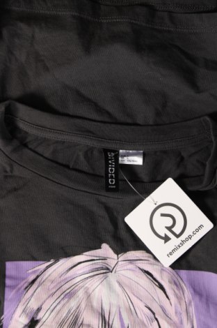 Γυναικείο t-shirt H&M Divided, Μέγεθος L, Χρώμα Γκρί, Τιμή 8,04 €
