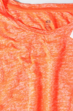 Дамска тениска H&M Sport, Размер S, Цвят Оранжев, Цена 6,37 лв.