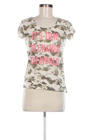 Γυναικείο t-shirt Jean Pascale, Μέγεθος XS, Χρώμα Πολύχρωμο, Τιμή 8,04 €