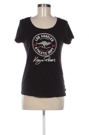 Γυναικείο t-shirt Kangaroos, Μέγεθος M, Χρώμα Μαύρο, Τιμή 5,26 €