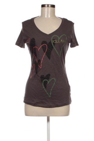 Damen T-Shirt Killah, Größe L, Farbe Grau, Preis € 13,92