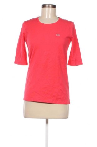 Дамска тениска Lacoste, Размер S, Цвят Розов, Цена 22,80 лв.