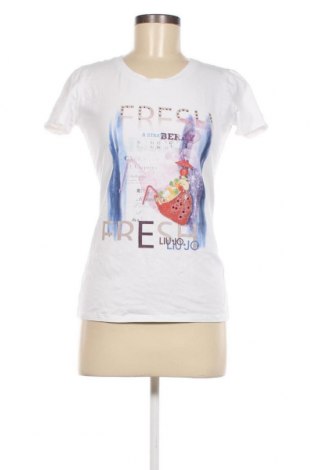Damen T-Shirt Liu Jo, Größe S, Farbe Weiß, Preis 27,14 €