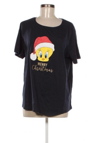 Γυναικείο t-shirt Looney Tunes, Μέγεθος XXL, Χρώμα Μπλέ, Τιμή 12,99 €