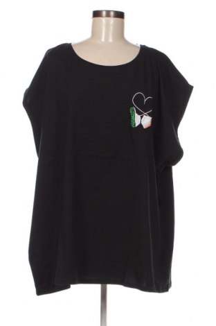 Γυναικείο t-shirt Mister Tee, Μέγεθος 5XL, Χρώμα Μαύρο, Τιμή 17,01 €