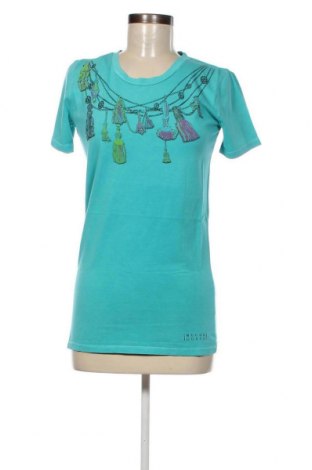 Damen T-Shirt Mucho Gusto, Größe M, Farbe Blau, Preis € 60,31