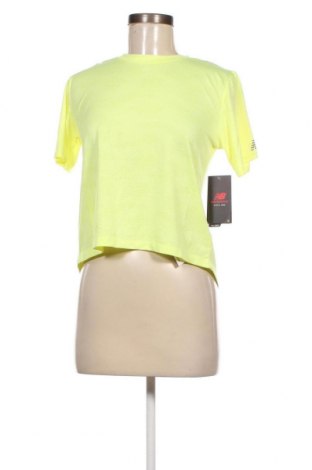 Damski T-shirt New Balance, Rozmiar XS, Kolor Żółty, Cena 92,76 zł