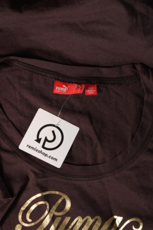 Γυναικείο t-shirt PUMA, Μέγεθος L, Χρώμα Καφέ, Τιμή 12,37 €