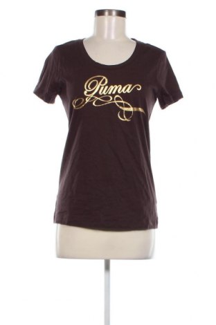Γυναικείο t-shirt PUMA, Μέγεθος L, Χρώμα Καφέ, Τιμή 12,00 €