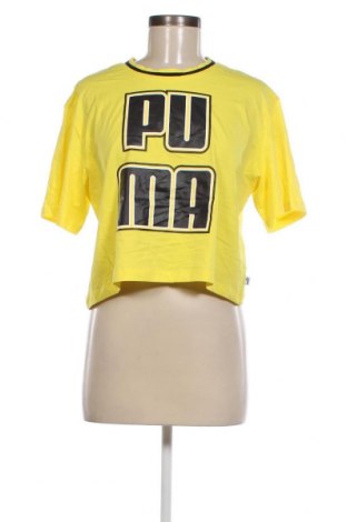Damski T-shirt PUMA, Rozmiar M, Kolor Żółty, Cena 168,82 zł