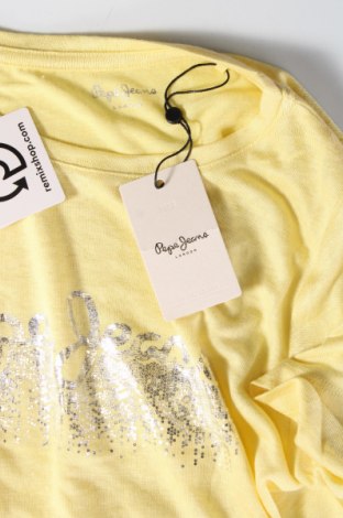 Дамска тениска Pepe Jeans, Размер XS, Цвят Жълт, Цена 58,00 лв.