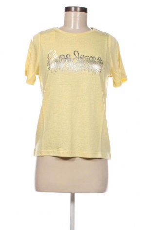 Damen T-Shirt Pepe Jeans, Größe XS, Farbe Gelb, Preis 5,98 €