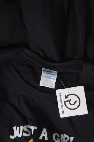 Γυναικείο t-shirt Port & Company, Μέγεθος S, Χρώμα Μαύρο, Τιμή 8,04 €