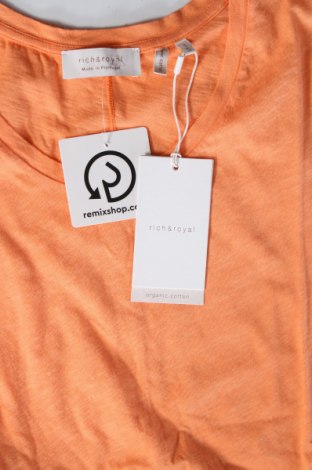Дамска тениска Rich & Royal, Размер S, Цвят Оранжев, Цена 29,58 лв.