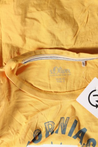 Γυναικείο t-shirt S.Oliver, Μέγεθος S, Χρώμα Κίτρινο, Τιμή 3,42 €