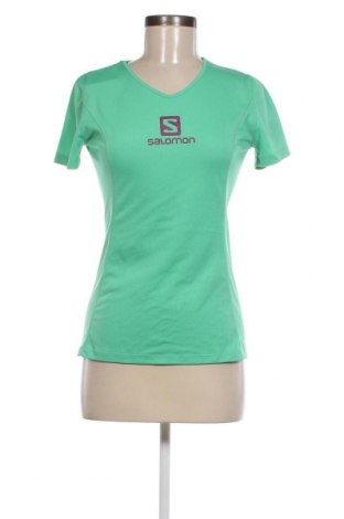 Damen T-Shirt Salomon, Größe XS, Farbe Grün, Preis 16,70 €
