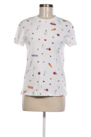 Γυναικείο t-shirt Stradivarius, Μέγεθος S, Χρώμα Λευκό, Τιμή 8,04 €