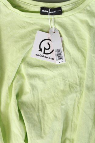 Γυναικείο t-shirt Tally Weijl, Μέγεθος XXS, Χρώμα Κίτρινο, Τιμή 10,82 €