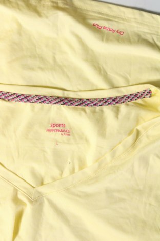 Γυναικείο t-shirt Tchibo, Μέγεθος L, Χρώμα Κίτρινο, Τιμή 4,66 €