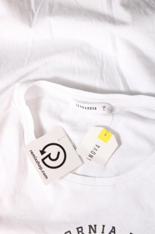 Дамска тениска Terranova, Размер L, Цвят Бял, Цена 21,00 лв.