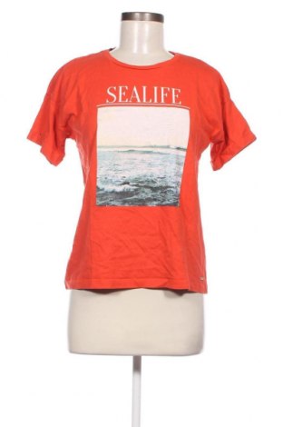 Damen T-Shirt Tom Tailor, Größe S, Farbe Orange, Preis 4,59 €