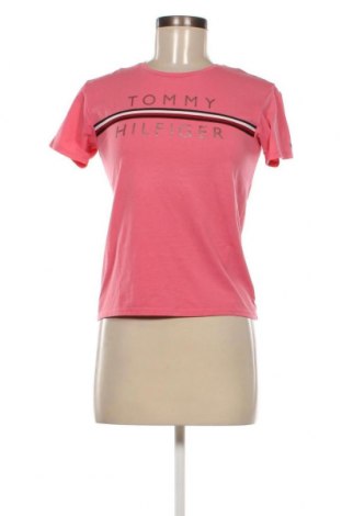 Дамска тениска Tommy Hilfiger, Размер S, Цвят Розов, Цена 25,43 лв.