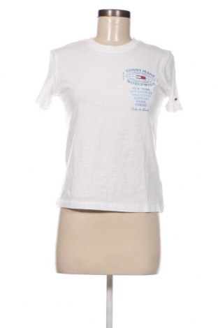 Γυναικείο t-shirt Tommy Jeans, Μέγεθος XXS, Χρώμα Λευκό, Τιμή 19,98 €