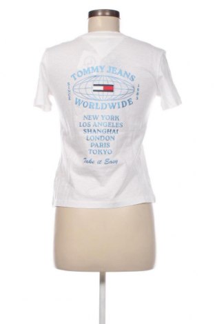 Γυναικείο t-shirt Tommy Jeans, Μέγεθος XXS, Χρώμα Λευκό, Τιμή 35,05 €
