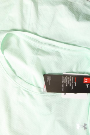 Γυναικείο t-shirt Under Armour, Μέγεθος L, Χρώμα Πράσινο, Τιμή 35,88 €