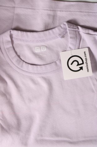 Γυναικείο t-shirt Uniqlo, Μέγεθος M, Χρώμα Βιολετί, Τιμή 6,19 €