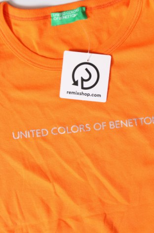 Damski T-shirt United Colors Of Benetton, Rozmiar S, Kolor Pomarańczowy, Cena 35,18 zł