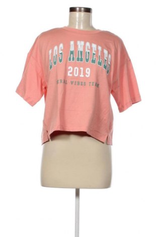 Damen T-Shirt Viral Vibes, Größe M, Farbe Rosa, Preis 9,70 €