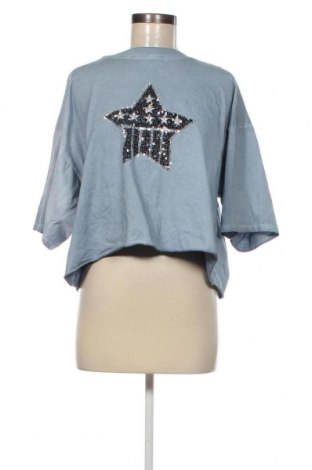 Γυναικείο t-shirt Wednesday Lulu, Μέγεθος M, Χρώμα Μπλέ, Τιμή 12,99 €