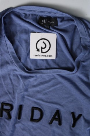 Damen T-Shirt Yfl Reserved, Größe M, Farbe Blau, Preis € 9,05