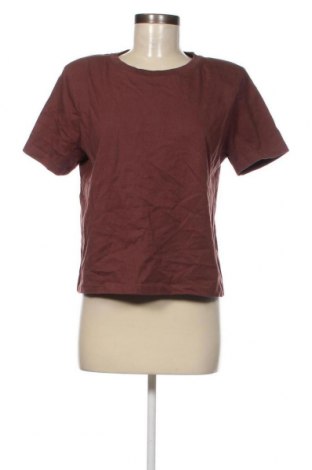 Γυναικείο t-shirt Zara, Μέγεθος M, Χρώμα Καφέ, Τιμή 4,95 €