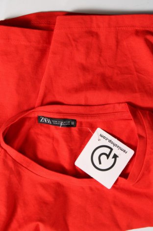 Γυναικείο t-shirt Zara, Μέγεθος M, Χρώμα Κόκκινο, Τιμή 4,95 €