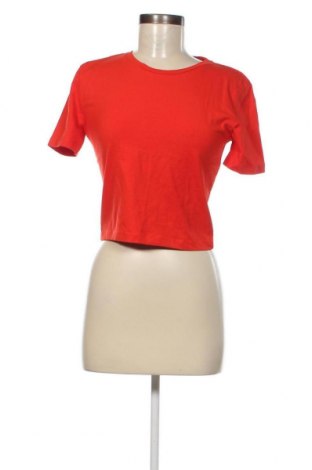 Γυναικείο t-shirt Zara, Μέγεθος M, Χρώμα Κόκκινο, Τιμή 4,60 €