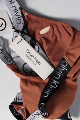Dámský sportovní top  Calvin Klein, Velikost S, Barva Hnědá, Cena  855,00 Kč