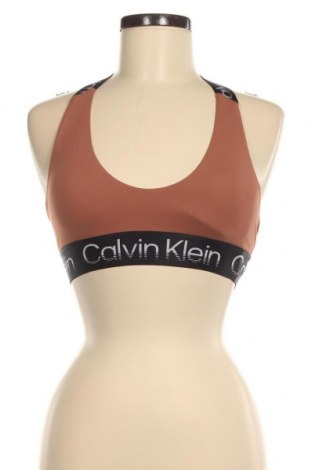 Γυναίκειο αθλητικό τοπ Calvin Klein, Μέγεθος S, Χρώμα Καφέ, Τιμή 18,25 €