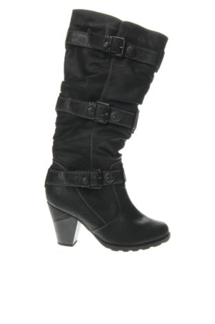 Γυναικείες μπότες City Line, Μέγεθος 38, Χρώμα Μαύρο, Τιμή 5,40 €