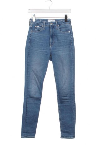 Damskie jeansy Calvin Klein, Rozmiar XS, Kolor Niebieski, Cena 290,19 zł