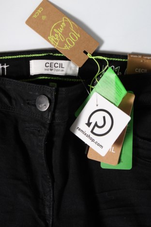 Damen Jeans Cecil, Größe L, Farbe Schwarz, Preis 17,55 €