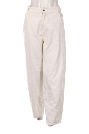 Damskie jeansy H&M, Rozmiar XL, Kolor Biały, Cena 55,66 zł