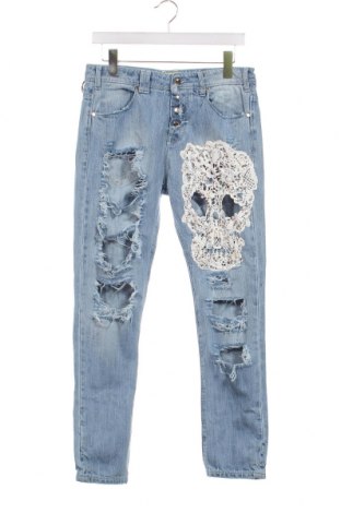 Дамски дънки Met In Jeans, Размер S, Цвят Син, Цена 54,74 лв.