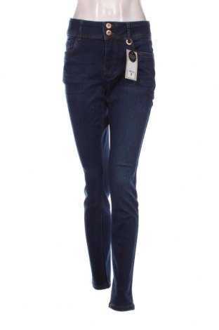 Дамски дънки Pulz Jeans, Размер M, Цвят Син, Цена 26,97 лв.