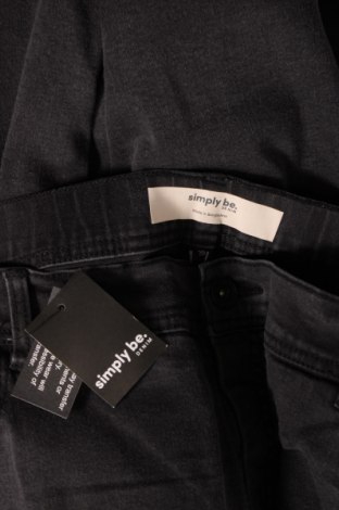 Damen Jeans Simply Be, Größe XXL, Farbe Schwarz, Preis 11,86 €