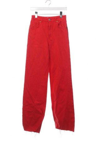 Dámske džínsy  Zara, Veľkosť S, Farba Červená, Cena  10,23 €
