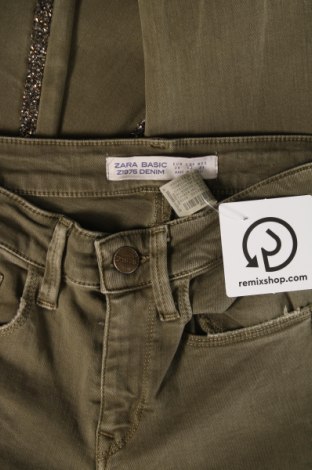 Damen Jeans Zara, Größe XS, Farbe Grün, Preis € 2,09