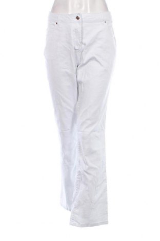 Pantaloni de velvet de femei, Mărime XL, Culoare Alb, Preț 95,39 Lei